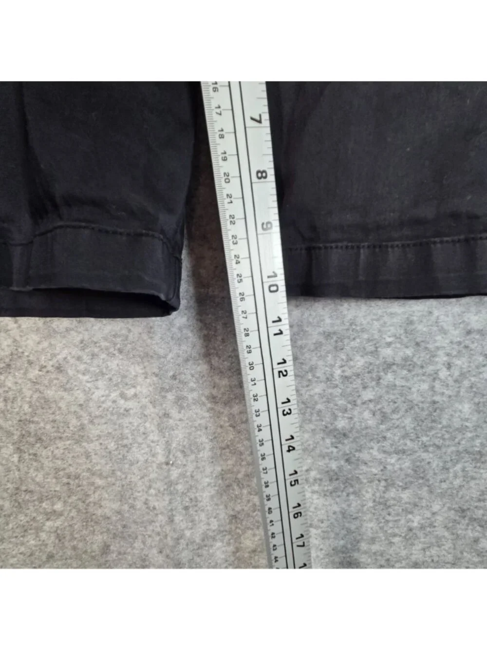 Tommy Bahama Chino Shorts Black Flat Front Casual Classic Fit 36